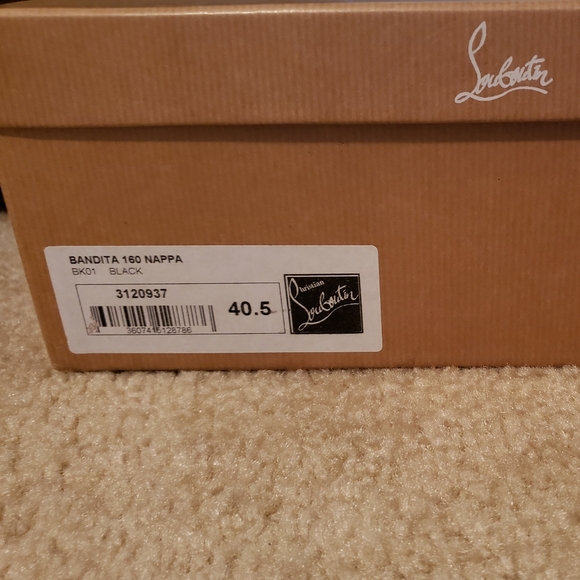 Christian Louboutin Black Platform Cut-out Boots - Picture 3 of 7